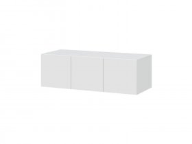 Антресоль 1200 ШК-5 (белый текстурный) в Толмачёво - tolmachyovo.mebel-nsk.ru | фото
