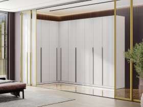 Гардеробная Эккервуд (белый) в Толмачёво - tolmachyovo.mebel-nsk.ru | фото