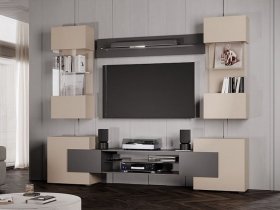 Гостиная Фэнтези (кашемир/графит) в Толмачёво - tolmachyovo.mebel-nsk.ru | фото