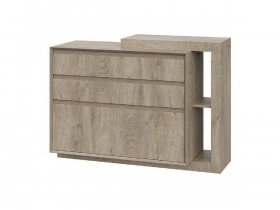 Комод 1200 22 J-Э Этна (дуб эндгрей) в Толмачёво - tolmachyovo.mebel-nsk.ru | фото