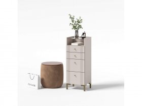 Комод 4 ящика КМ2 Одетта (дуб эндгрей/меланж) в Толмачёво - tolmachyovo.mebel-nsk.ru | фото