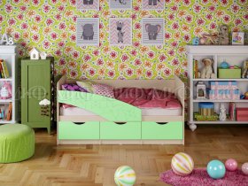 Кровать детская Бабочки 1,8 м в Толмачёво - tolmachyovo.mebel-nsk.ru | фото