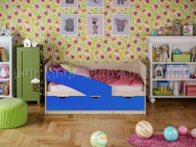 Кровать детская Бабочки 2,0 м в Толмачёво - tolmachyovo.mebel-nsk.ru | фото