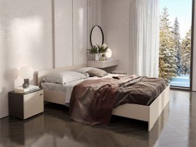 Кровать двухспальная 1,6м Гиза в Толмачёво - tolmachyovo.mebel-nsk.ru | фото