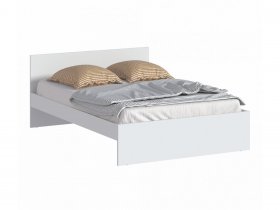 Кровать двуспальная 1,4м Бруклин СБ-3353 (белый) в Толмачёво - tolmachyovo.mebel-nsk.ru | фото