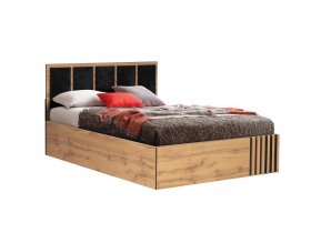 Кровать двуспальная с подъем. мех. 1,6 м Либерти 51.20 в Толмачёво - tolmachyovo.mebel-nsk.ru | фото