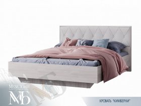 Кровать двуспальная 1,6м Кимберли КР-13 в Толмачёво - tolmachyovo.mebel-nsk.ru | фото