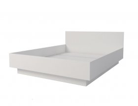 Кровать двуспальная Мебелевс 1,6 м (белый) в Толмачёво - tolmachyovo.mebel-nsk.ru | фото