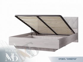 Кровать двуспальная с подъем. мех. 1,6 м  Кимберли КР-13 в Толмачёво - tolmachyovo.mebel-nsk.ru | фото