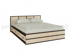 Кровать двуспальная Сакура 1,4 м в Толмачёво - tolmachyovo.mebel-nsk.ru | фото
