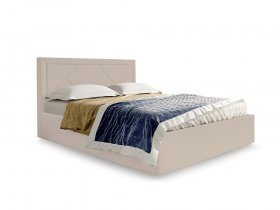 Кровать мягкая 1,6 Сиеста стандарт, вар.2 в Толмачёво - tolmachyovo.mebel-nsk.ru | фото