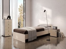 Кровать односпальная 0,9м Гиза в Толмачёво - tolmachyovo.mebel-nsk.ru | фото