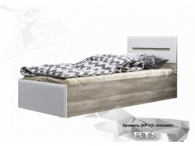 Кровать односпальная Наоми КР-12 в Толмачёво - tolmachyovo.mebel-nsk.ru | фото