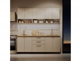 Кухонный гарнитур Орма 2,0м в Толмачёво - tolmachyovo.mebel-nsk.ru | фото