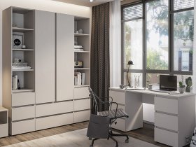 Модульная детская Люмо (кашемир) в Толмачёво - tolmachyovo.mebel-nsk.ru | фото
