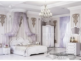 Модульная спальня «Филадельфия» в Толмачёво - tolmachyovo.mebel-nsk.ru | фото