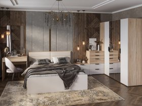Модульная спальня Норд в Толмачёво - tolmachyovo.mebel-nsk.ru | фото