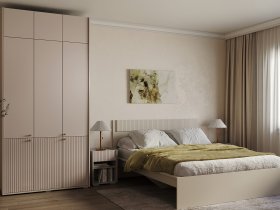 Модульная спальня Орма (МДФ) в Толмачёво - tolmachyovo.mebel-nsk.ru | фото