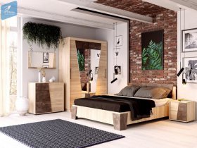 Модульная спальня Санремо в Толмачёво - tolmachyovo.mebel-nsk.ru | фото