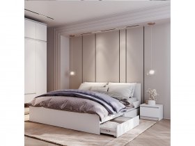 Модульная спальня Симпл в Толмачёво - tolmachyovo.mebel-nsk.ru | фото