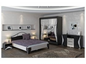 Модульная спальня Верона (Линаура) в Толмачёво - tolmachyovo.mebel-nsk.ru | фото