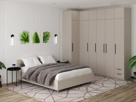 Модульная спальня «Верона» (сатин) в Толмачёво - tolmachyovo.mebel-nsk.ru | фото