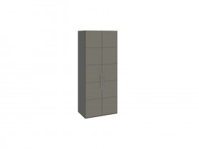Шкаф для одежды с 2 дверями Наоми (джут/фон серый) СМ-208.07.03 в Толмачёво - tolmachyovo.mebel-nsk.ru | фото