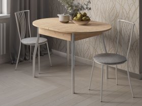 Стол обеденный Орфей-5 Ст030.3 (дуб крафт золотой) в Толмачёво - tolmachyovo.mebel-nsk.ru | фото