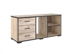 Тумба 1200 Тм075.0 Гермес лофт (дуб крафт серый) в Толмачёво - tolmachyovo.mebel-nsk.ru | фото