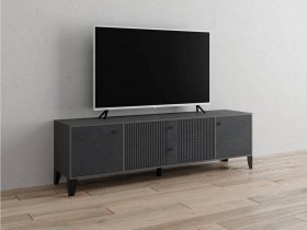 Тумба под ТВ Парус-10 (графит/гранит лофт) в Толмачёво - tolmachyovo.mebel-nsk.ru | фото