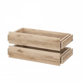 Ящик (комплект из 2 штук) Брауни (дуб делано) в Толмачёво - tolmachyovo.mebel-nsk.ru | фото